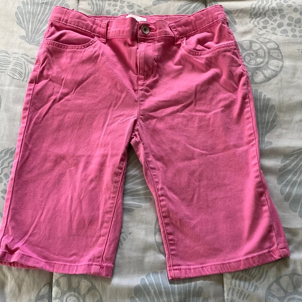 CHILDRENS PLACE Pink Jean shorts Size 14